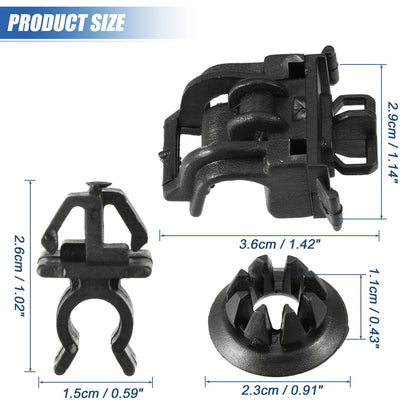 4 x Hood Prop Rod Holder for Honda Prelude (1992-2001)