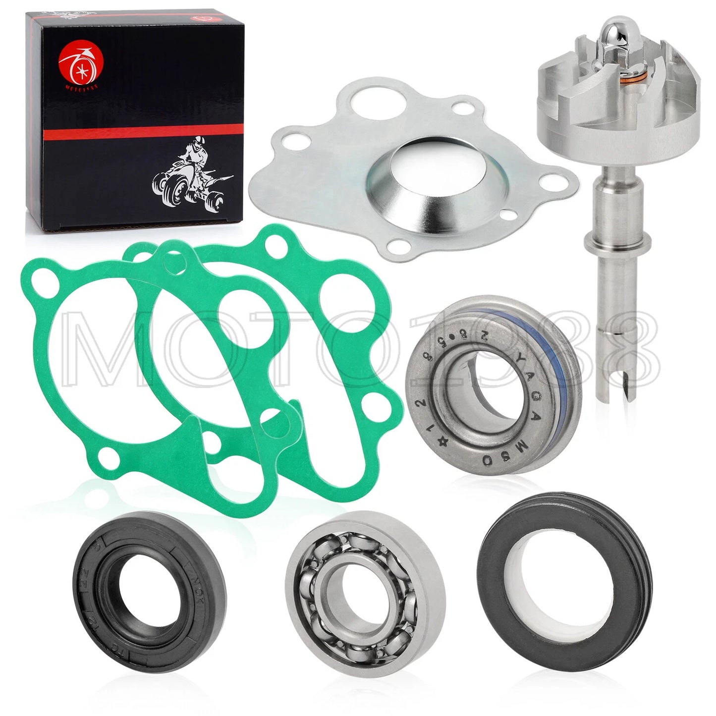 Water Pump Seal IMPELLER & shaft Gasket for Honda TRX 250R ATC 250R (1985–1989)