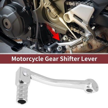 Folding Gear Shifter Lever Silver Tone for Honda CRF50
