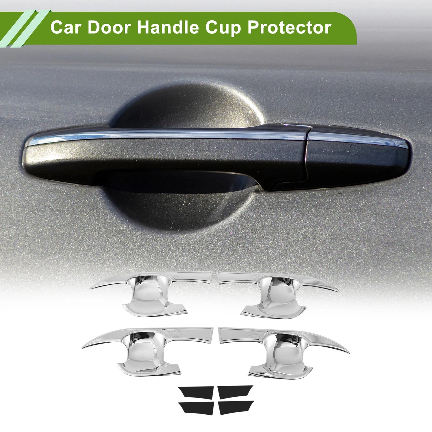 Chrome Silver Door Handle Cup Protector for Toyota Camry (2018-2023)