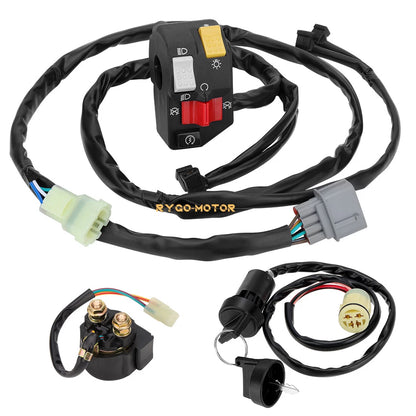 Handlebar Key Starter Relay Switch Kit for Honda Rancher 350 TRX350FM (2006–2006)