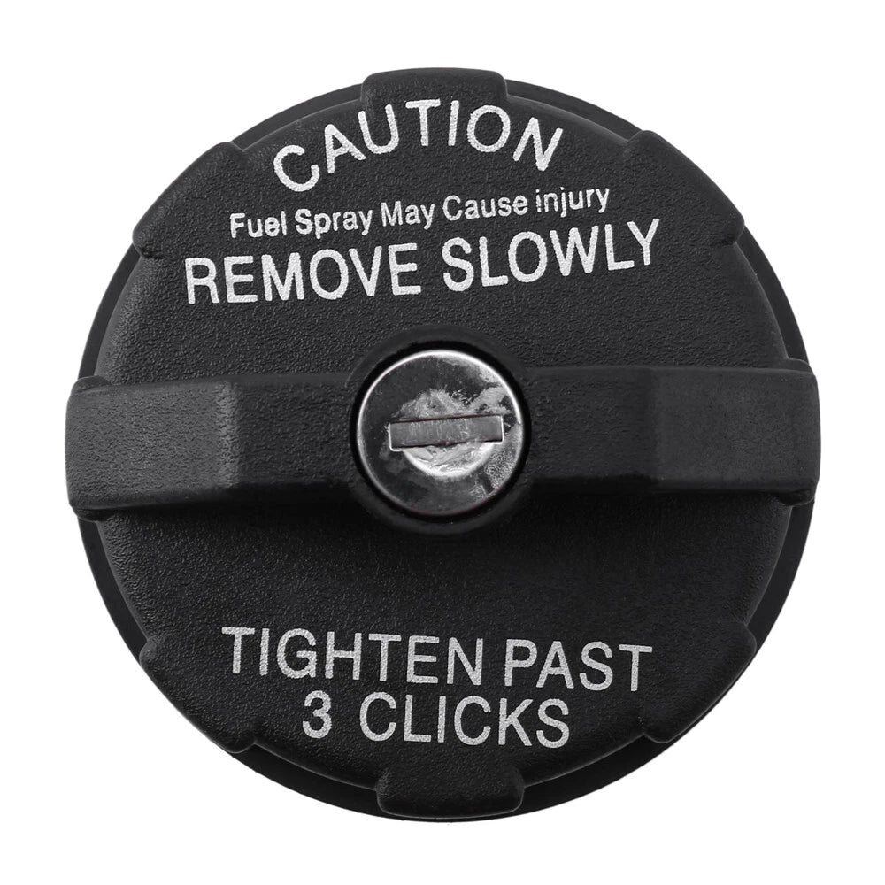 Black Locking Gas Fuel Cap for Jeep Wrangler (2007-2018)