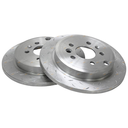 Rear Slotted and Drilled Disc Brake Rotors for Ford Falcon BA BF (2002-2012)