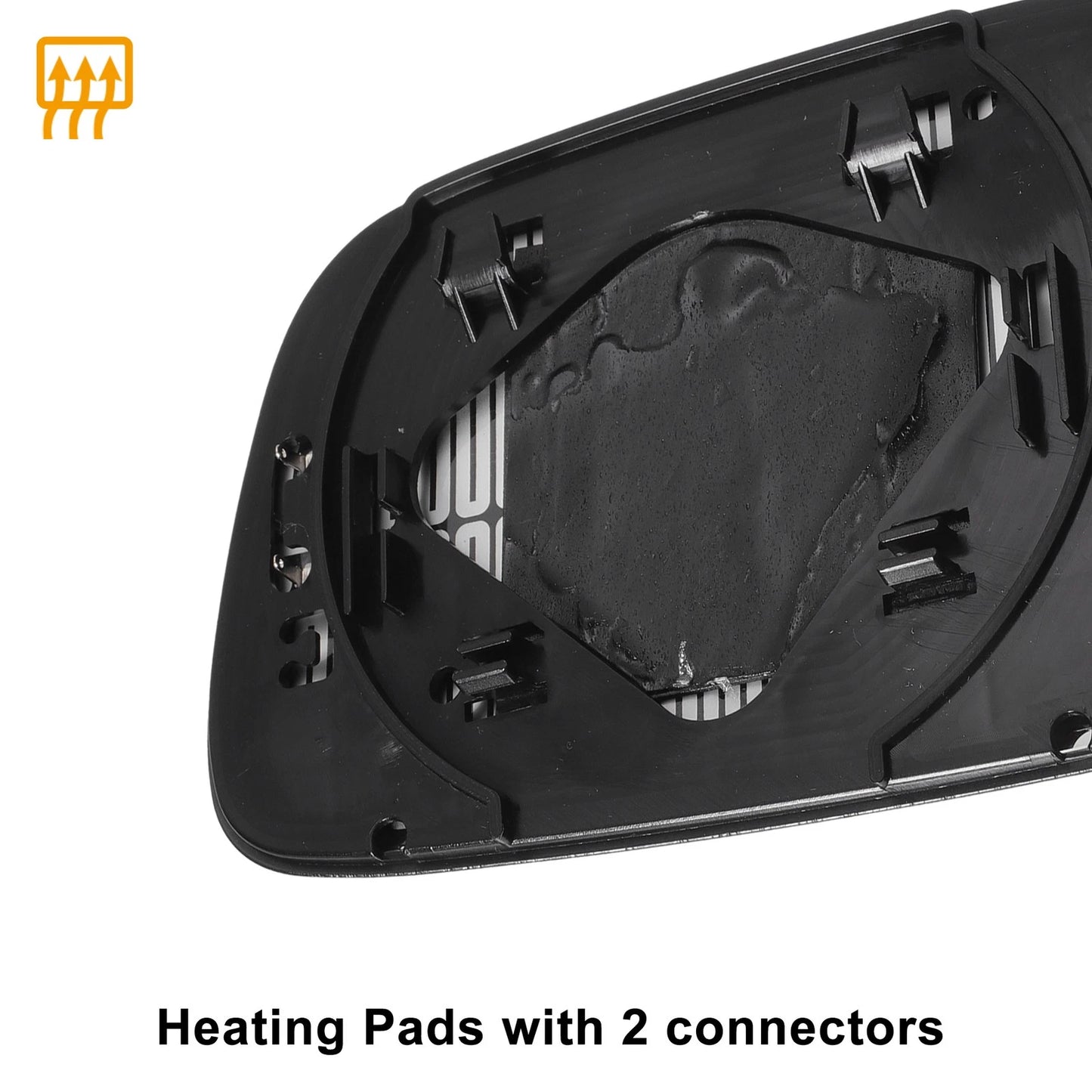 Left Right Side White Mirror Glass w/ Back Heated for Honda CR-V (2017-2023)