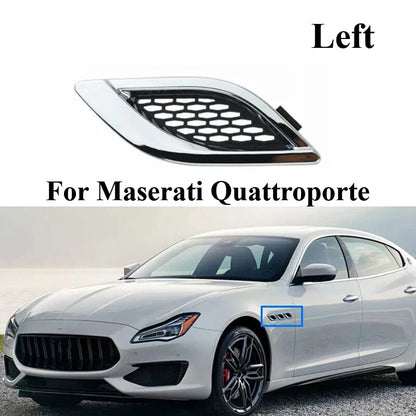 Left Fender Air Vent Grille Mesh Cover Trim for Maserati Quattroporte
