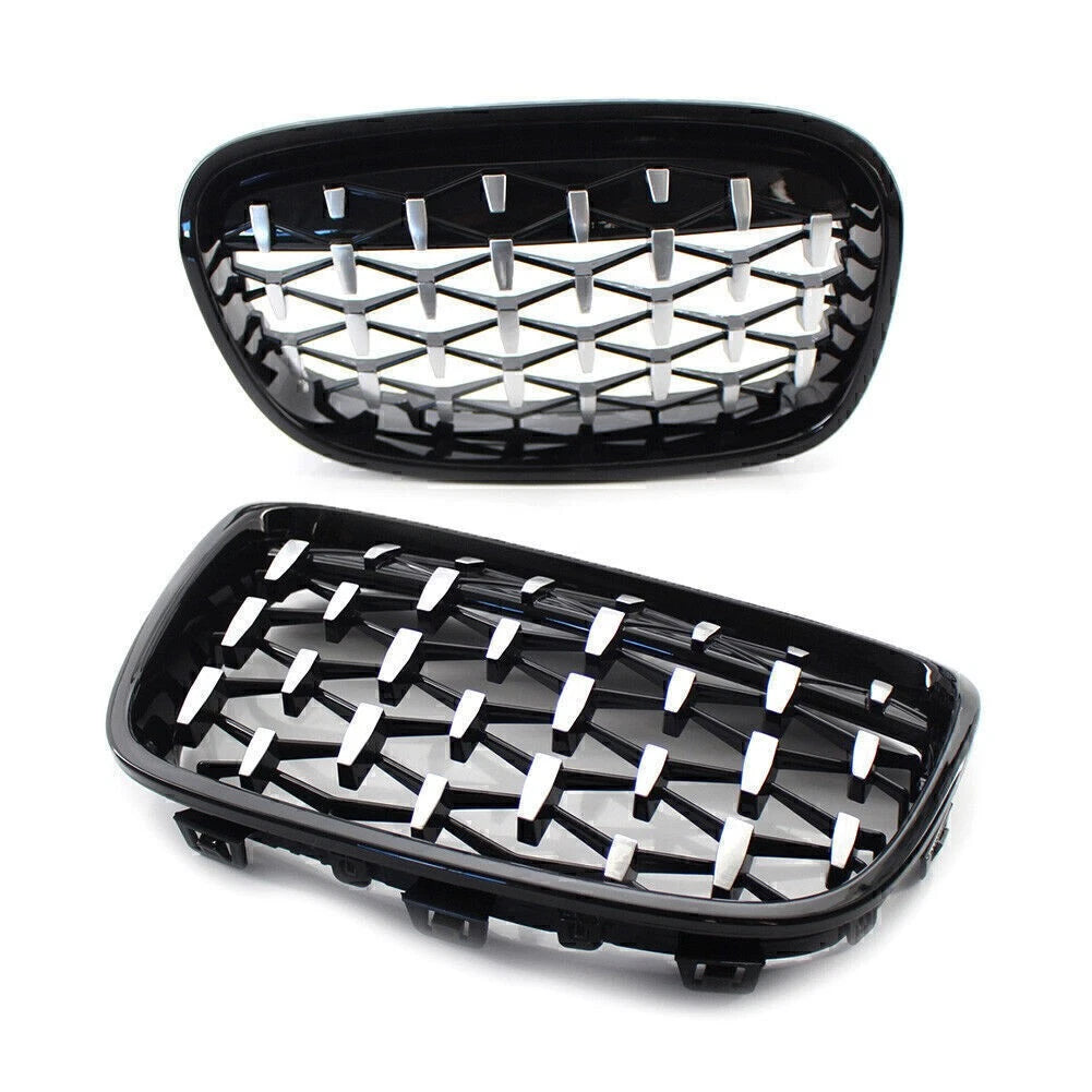 Black Front Mesh Grill for BMW 1 Series F20 (2011-2014)