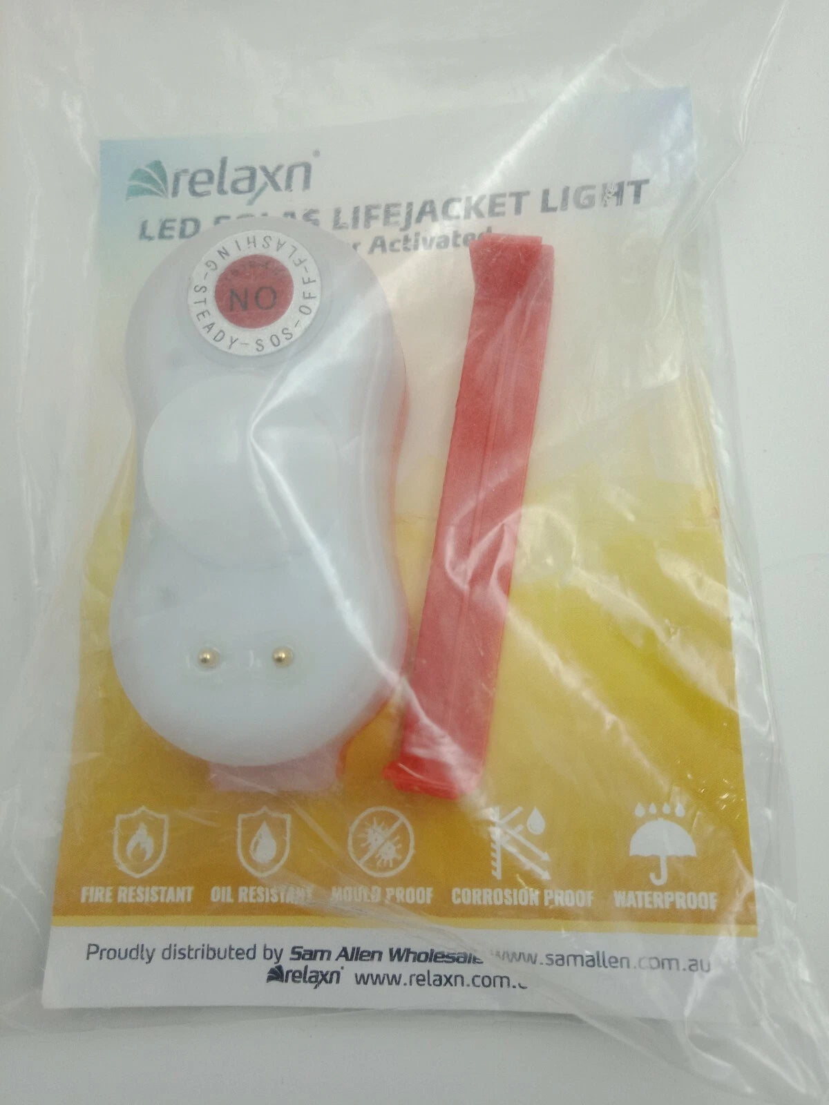 SOLAS Approved Water Activated Lifejacket Strobe Light - 50143 x2
