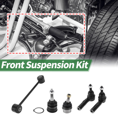 8pcs Front Suspension Kit Outer Tie Rod Ends for Jeep Grand Cherokee (1999-2004)