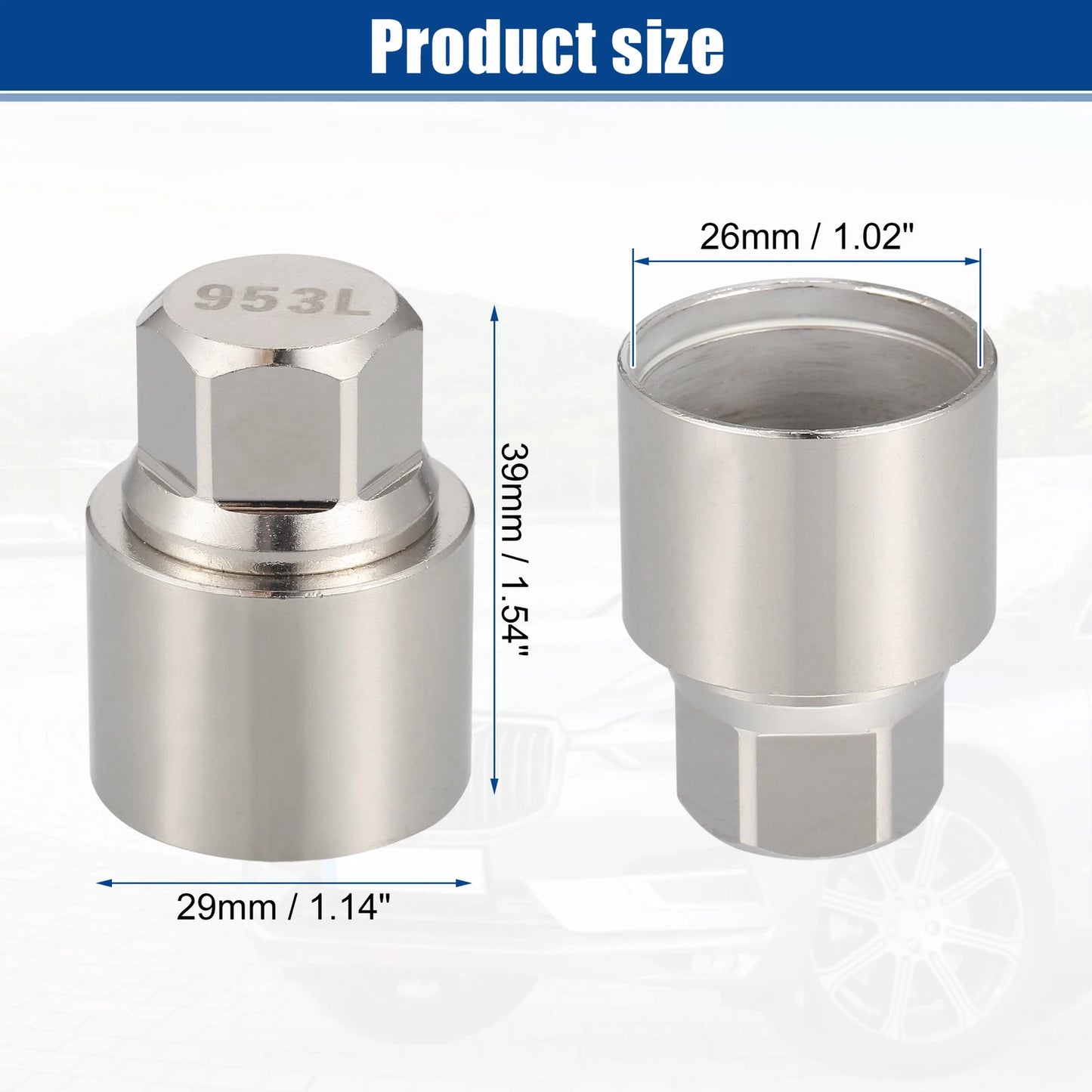 953L Wheel Lock Lug Nut Key for Volvo