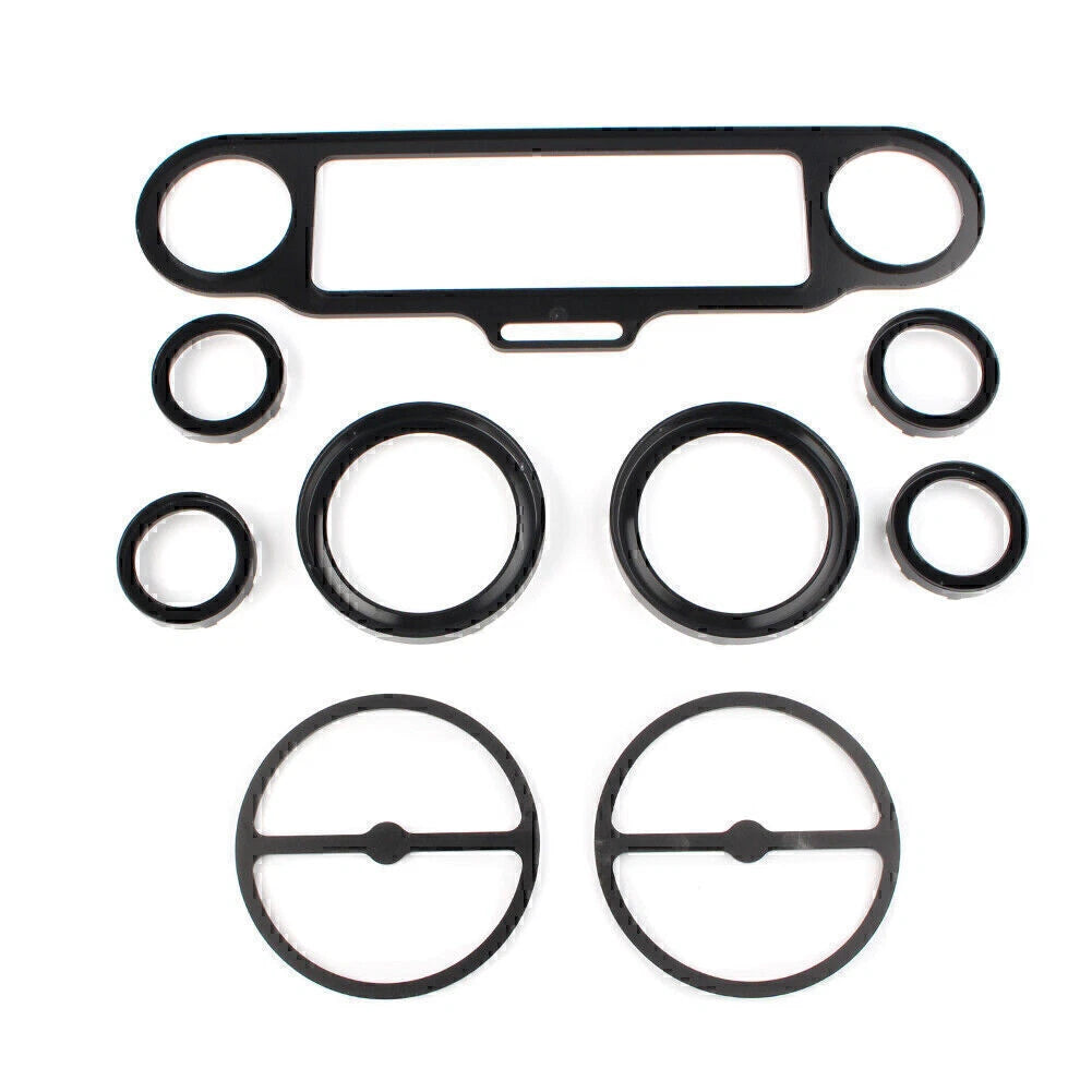 CNC Aluminum Inner Fairing Trim Bezel Set for Harley Touring FLHT FLHX (1996-2013)