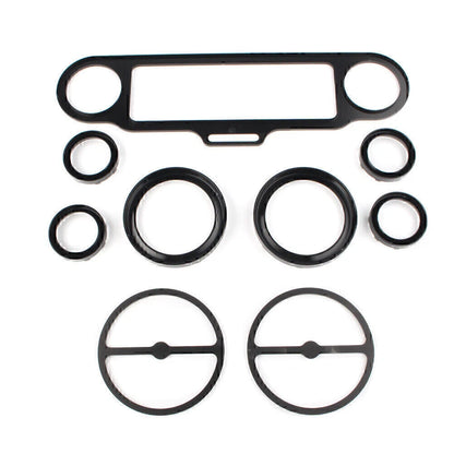 CNC Aluminum Inner Fairing Trim Bezel Set for Harley Touring FLHT FLHX (1996-2013)