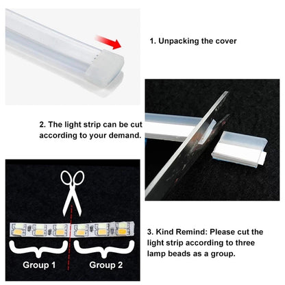 150cm LED Strip Light for Car Hood - Flexible Daytime Running & Signal Light