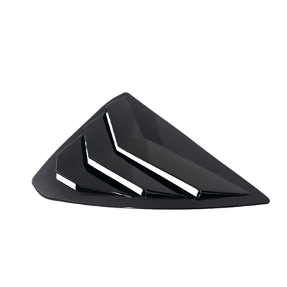 Glossy Black Rear Side Window Shutters Louvers Trim for Mazda CX-5 (2017-2021)