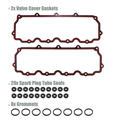 Engine Valve Cover Gaskets Seals for Ford F-250 Super Duty (2003-2007)