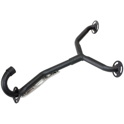 Twin Exhaust Pipe & Alloy Mufflers for 200cc 250cc Dinosaur Style Quad ATV