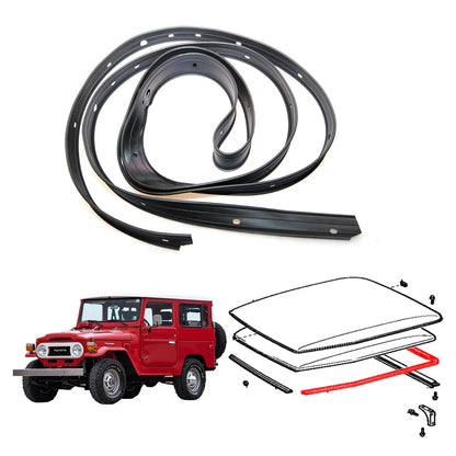 Rear Roof Drip Moulding for Toyota Land Cruiser BJ40/BJ41/BJ42/FJ40 1969-1986