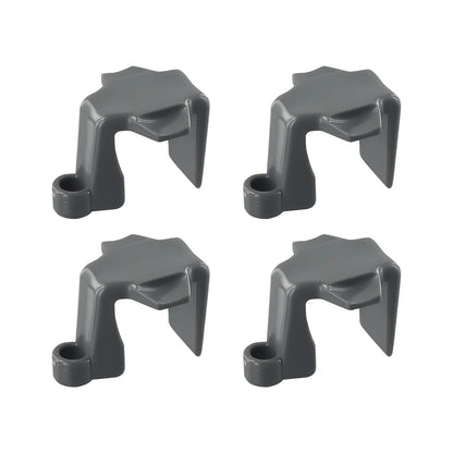 4 Pack Pontoon Boat Square Rail Mudguard Clips for All Pontoon Models