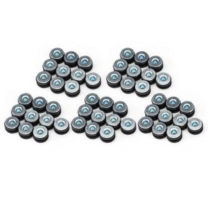 50pcs M6 Eyelets Cushion Side Cover Fairing for Motorcycle Scooter (F2)