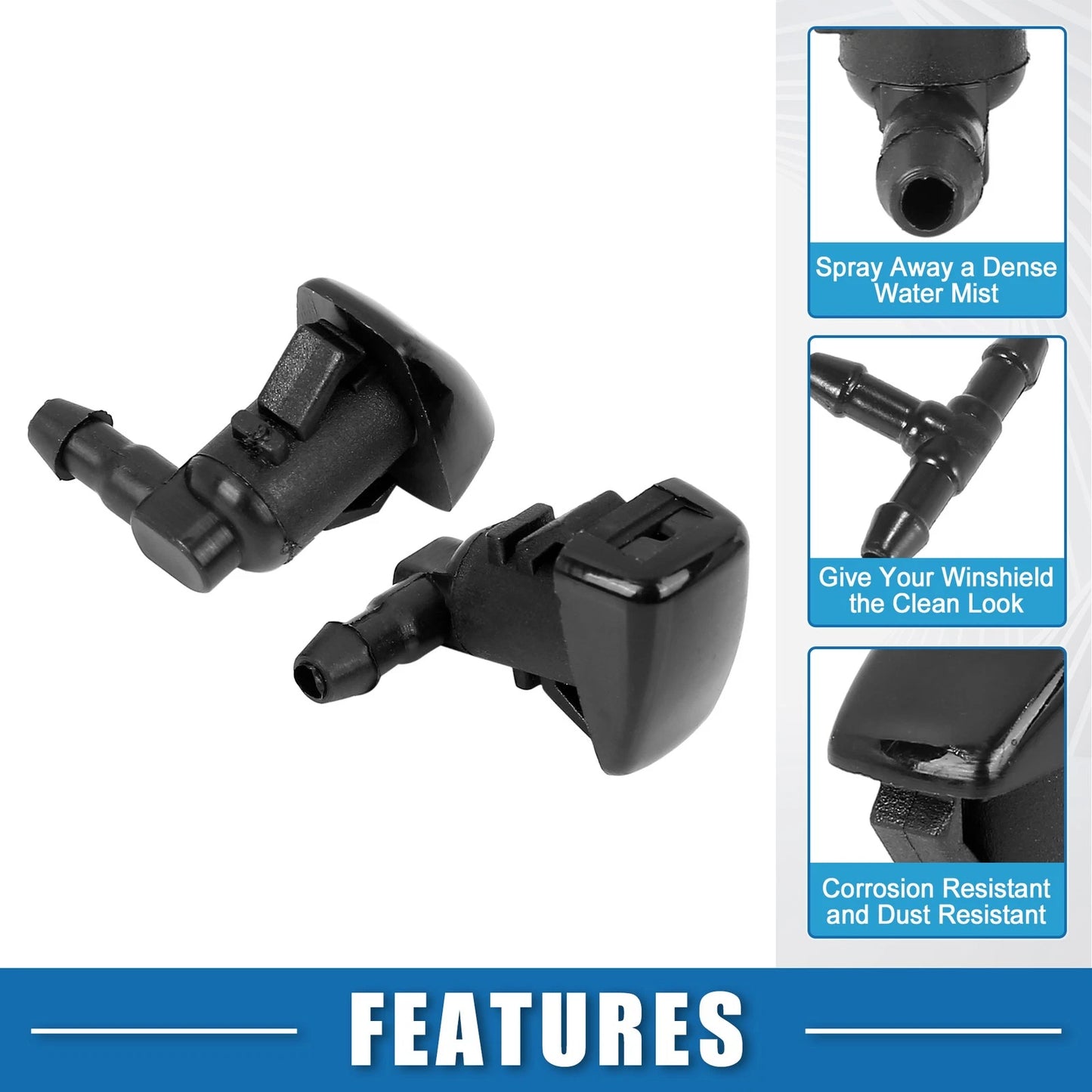 4 x Windshield Washer Nozzles for Chrysler 300 (2011-2018)