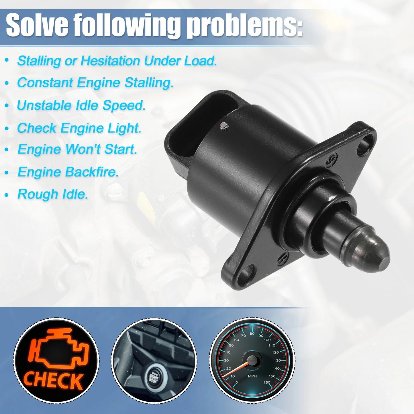 Idle Air Control Valve for Mitsubishi Lancer (2000-2006)