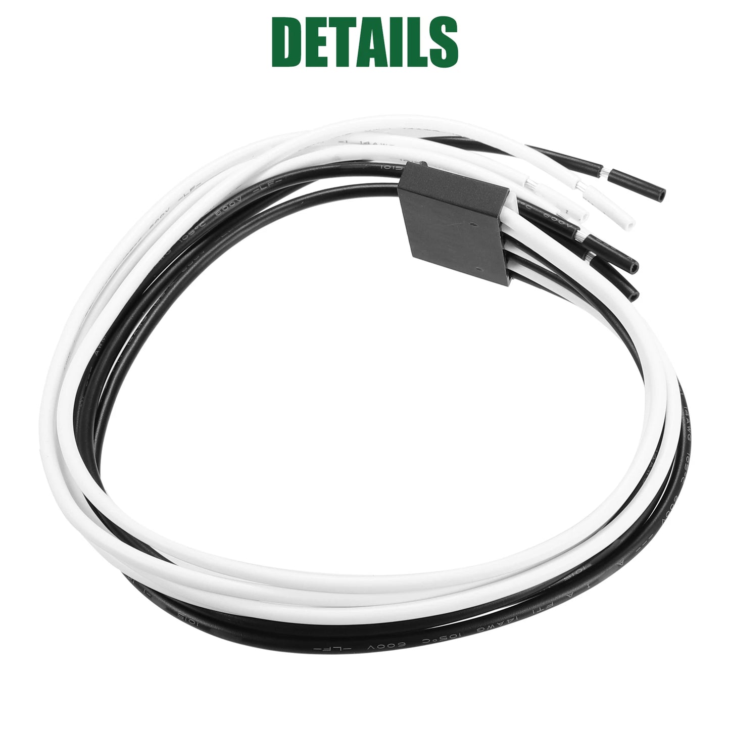 Resistor Connector for GMC Blower Motor 14AWG Black 1 Set