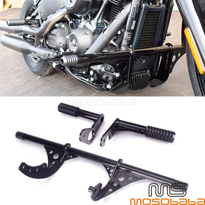 Highway Crash Bar Passenger Pegs for Harley Softail FXLR Street Bob (2018-22)