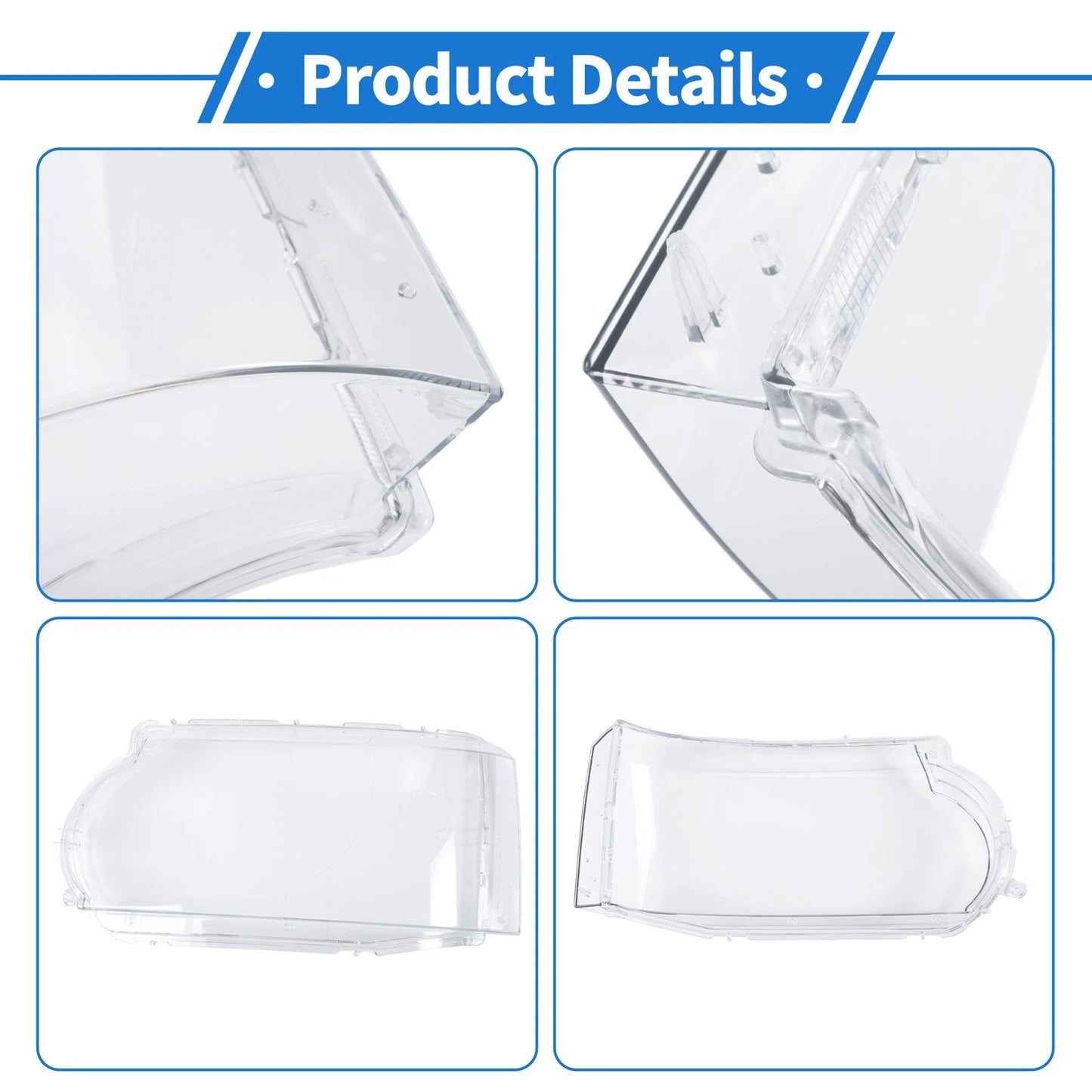 Front Left Headlight Lens Cover for Land Rover Range Rover Vogue (2010-2013)