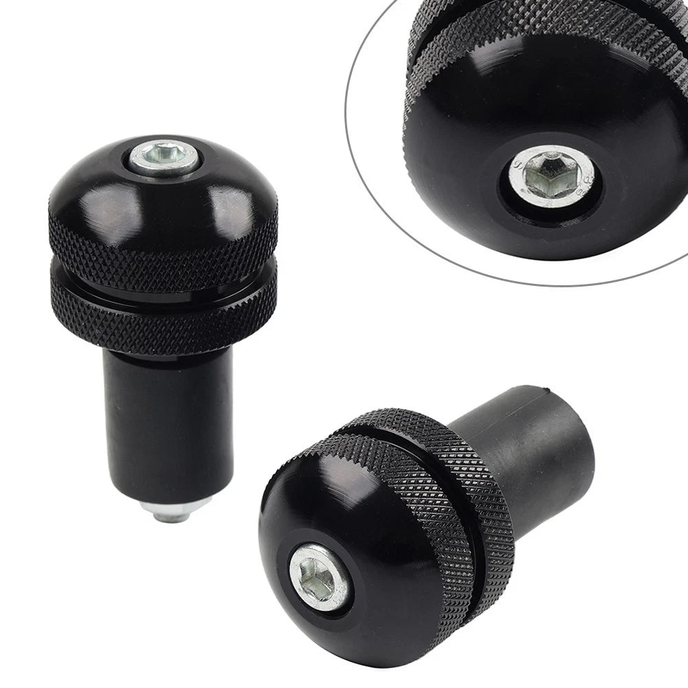 Universal 7/8" Motorcycle Handlebar Grips & Bar End Caps for Various Models