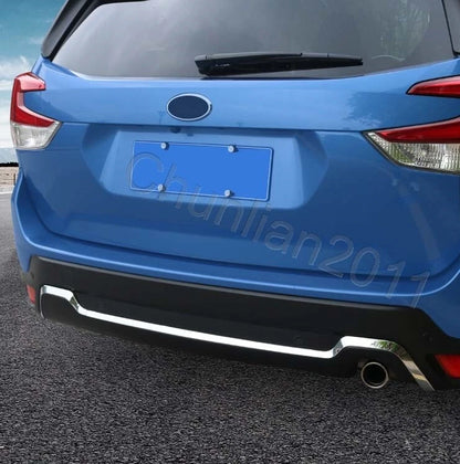 Rear Fender Protector Cover Trim for Subaru Forester 2019-2023 ABS Chrome