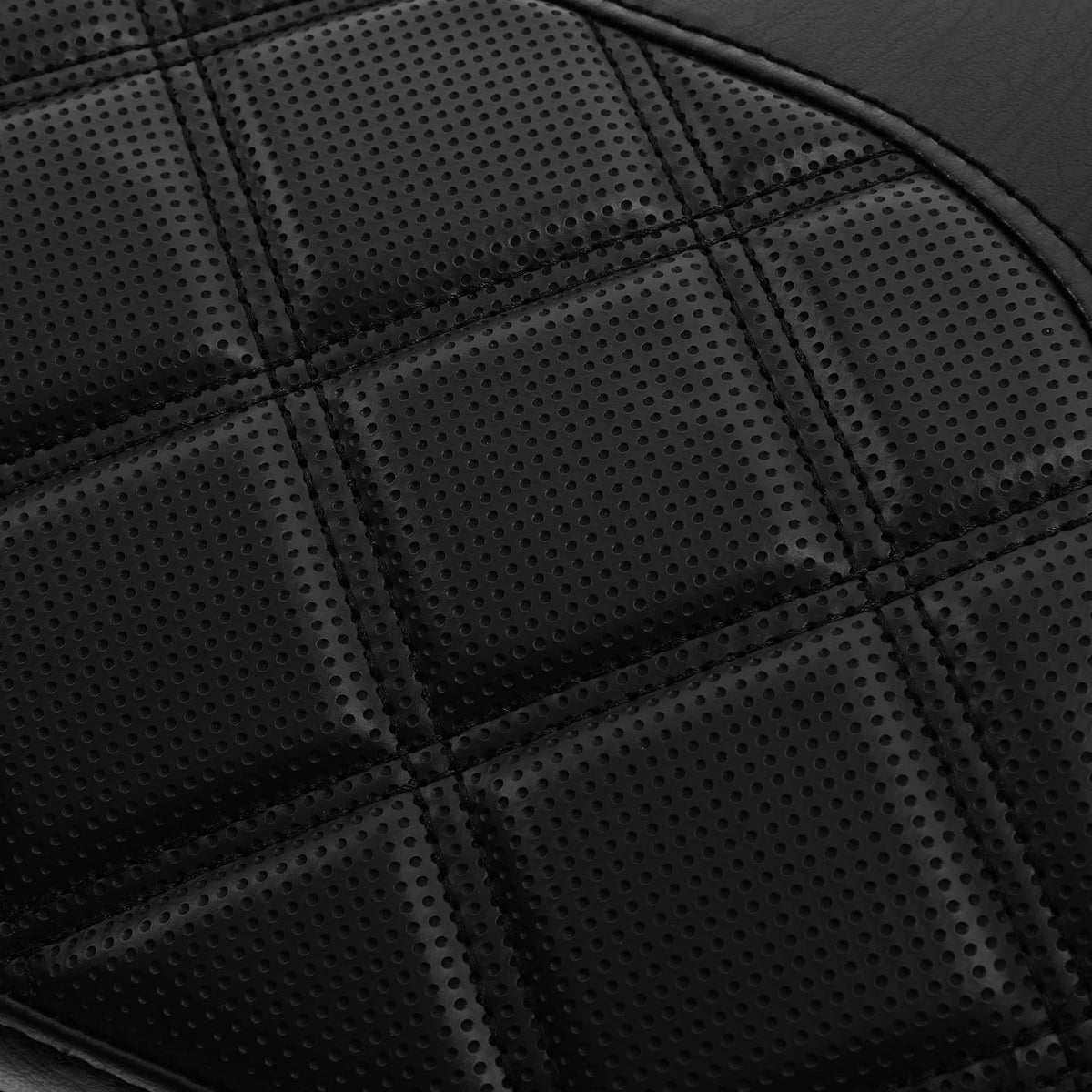 Black Passenger Sissy Bar Backrest Pad for Harley CVO Road Street Glide (2014-2023)