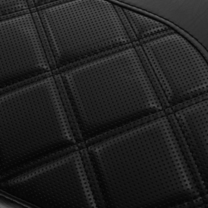 Black Passenger Sissy Bar Backrest Pad for Harley CVO Road Street Glide (2014-2023)