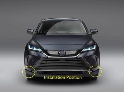 Front Bumper Corner Protector Cover Trim for Toyota Harrier Venza (2020-2024)