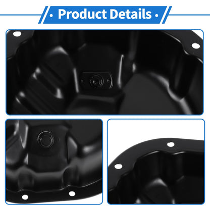 Engine Oil Pan for Toyota Camry 2007-2011 - 1 x Steel Black