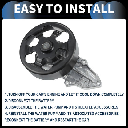 Water Pump with Rubber Ring for Honda CR-V (2002-2006)