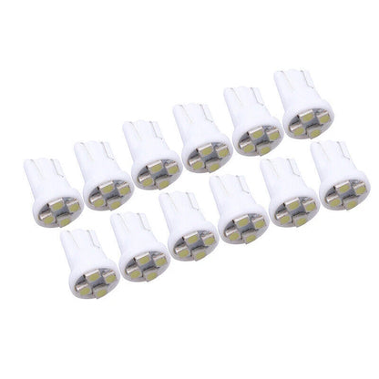 12 x 6V T10 1210 4SMD W5W 501 194 168 LED Light Bulbs for Pinball Machine