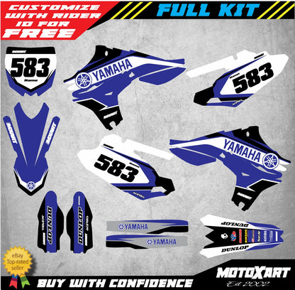 Custom Sticker Kit for Yamaha YZF 450 2010-2013 Dusty Style Decals