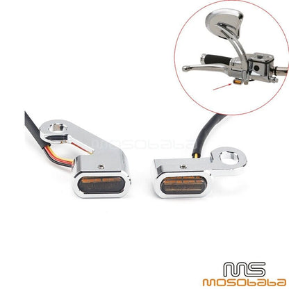 Mini LED Turn Signal Lights for Harley Softail Dyna Touring (2014-2023)