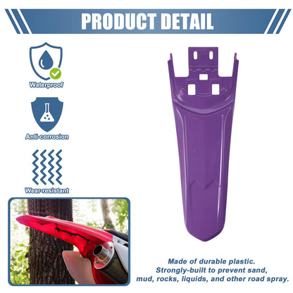 Rear Tail Mud Guard Fender for Sur Ron Light Segwa Purple