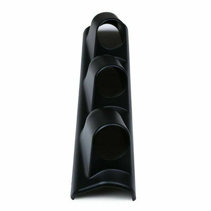 A-Pillar Pod 3 x Triple Gauge Holder for Car 52mm Bendable Black