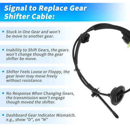 Auto Trans Gear Shifter Cable for Ford F250 F350 F450 F550 (2011-2016)