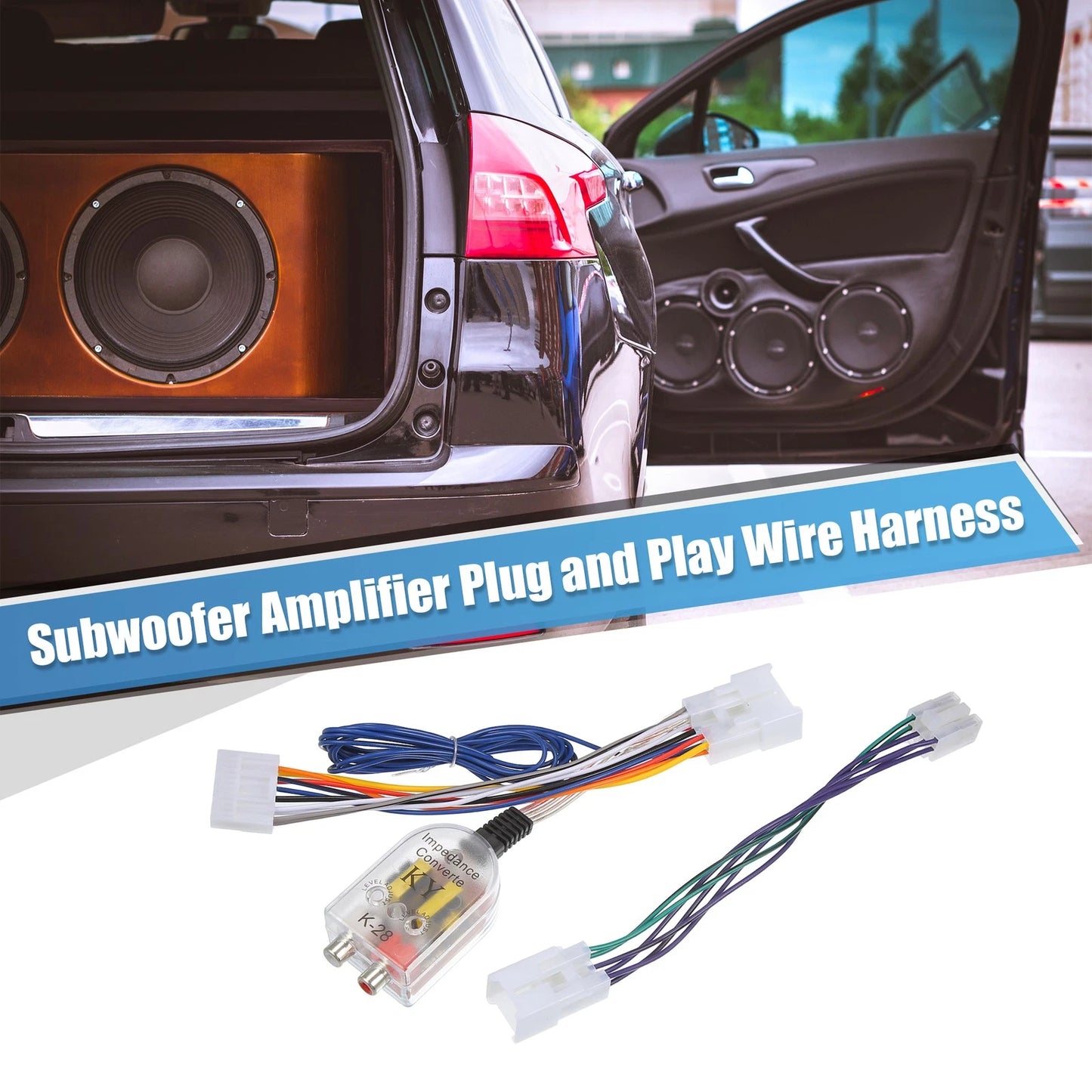 Radio Amp Subwoofer Amplifier Wire Harness for Toyota Pickup (1995-1998)