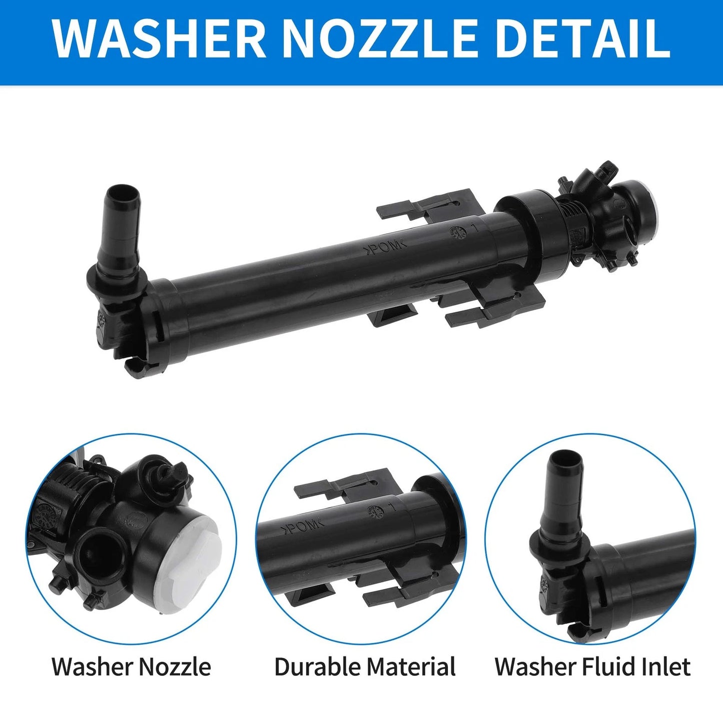 Front Passenger Side Headlight Washer Nozzle for BMW 328i 435i M4 (2012-2019)