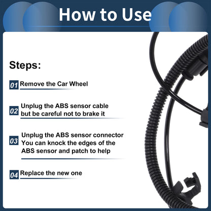 ABS Wheel Speed Sensor for Jeep Liberty Front Left (2002-2007)