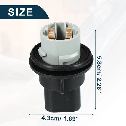 Front Turn Signal Tail Light Socket 3 Pins for Dodge Charger