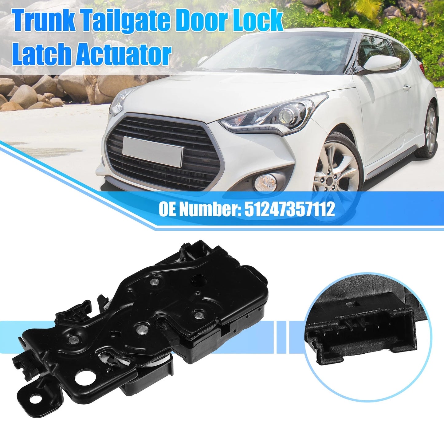 Rear Trunk Tailgate Lock Actuator for BMW X3 X4 X5 X7 (2018-2023)