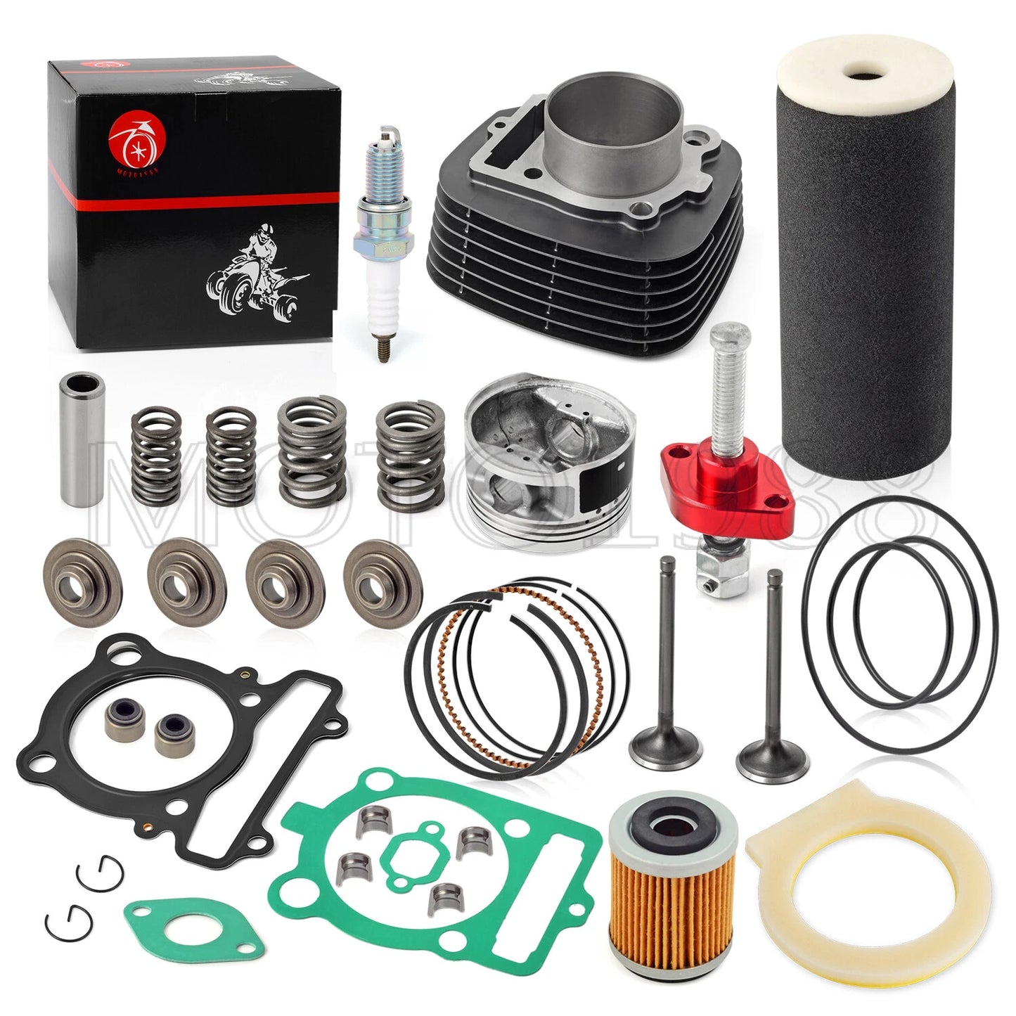 Top End Kit Cylinder Piston Valve Air Filter for YAMAHA Raptor 350 (2004–2011)
