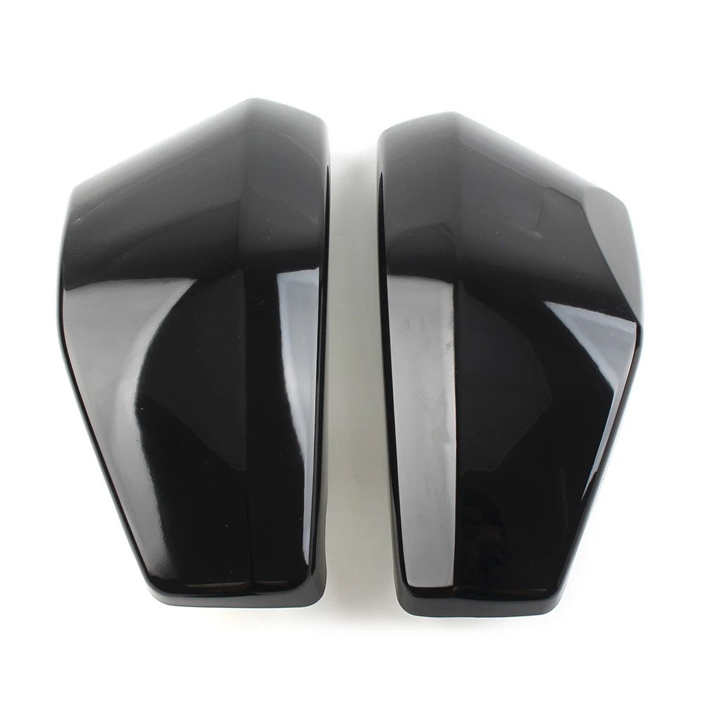 Battery Left & Right Side Covers for Honda VTX1300 (2003-2009) Black ABS Plastic