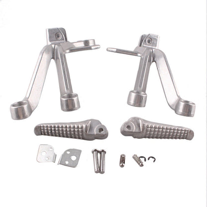 Passenger Rear Footpegs Footrests Brackets for Suzuki GSXR1000 (2003-2004)