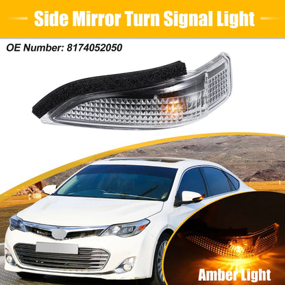 LED Left Side Mirror Turn Signal Amber Light for Toyota Avalon (2013–2018)