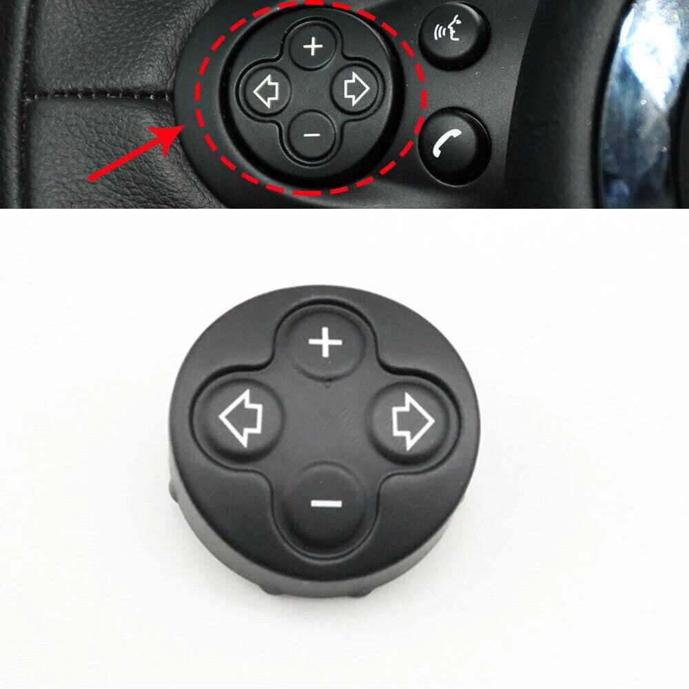 Steering Wheel Volume Control Switch Button Cover for BMW Mini R55 R56 R60